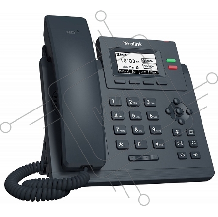 Телефон SIP Yealink SIP-T31P WITHOUT PSU черный (без БП)
