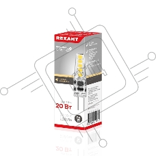 Лампа светодиодная Rexant капсульного типа JC-SILICON G4 220 В 2 Вт 2700 K теплый свет (силикон)