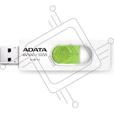 Флеш диск 32GB A-DATA UV320, USB 3.2, белый/зеленый