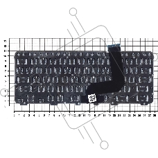 Клавиатура для ноутбука Lenovo Chromebook N22 черная без рамки
