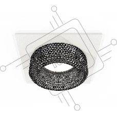 Комплект встраиваемого светильника Ambrella light XC7631021 SWH/BK белый песок/тонированный MR16 GU5.3 (C7631, N7192)