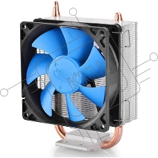 Кулер для процессора DEEPCOOL ICE BLADE 100 PWM синий, 92 мм, алюминий/медь, 2200 об/мин, 29 дБ, 4 pin, 100 Вт, 135 мм
