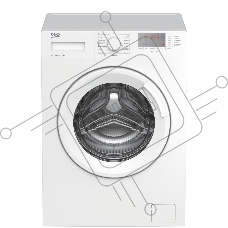 Стиральная машина Beko WRS5512BWW белый, загрузка фронтальная 5 кг, 1000 об/мин., класс: А