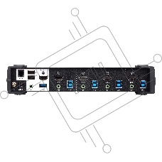 Переключатель KVMP 4-портовый, USB 3.0 4K HDMI