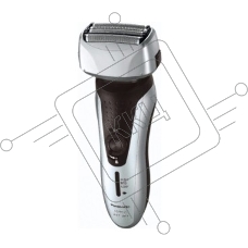 Бритва сетчатая Panasonic ES-RF31 реж.эл.:4 питан.:аккум. серебристый/черный