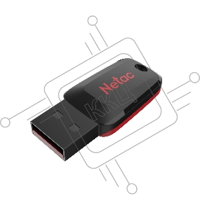 Флеш Диск Netac U197 16Gb <NT03U197N-016G-20BK>, USB2.0, пластиковая, черная