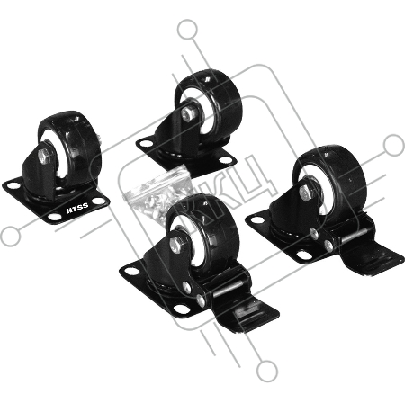 Комплект роликов NTSS NTSS-KM+F (упак.:1шт)