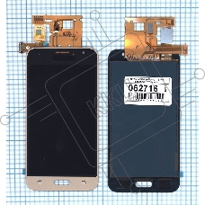 Дисплей для Samsung Galaxy J1 (2016) SM-J120F (TFT) золотистый