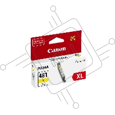Картридж струйный Canon CLI-481XL Y 2046C001 желтый для Canon Pixma 6140/8140/8540
