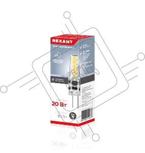 Лампа светодиодная REXANT капсульного типа JC-SILICON G4 12 В 2 Вт 6500 K холодный свет (силикон)