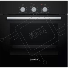 Встраиваемый духовой шкаф Bosch HBF011BA0Q 60 x 60 cm Черный, объем 66 литров