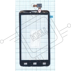 Сенсорное стекло (тачскрин) для Alcatel One Touch Scribe Easy 8000D черное
