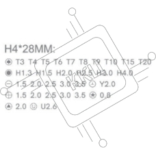 Отвертка с набором бит Jakemy JM-8101