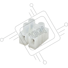 Клемник Полиамид 6.6, 2р,110°С,450V, 24A, 2,5мм.кв. 43102NY DKC