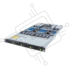 Серверная платформа GIGABYTE 1U R183-S94-AAC1