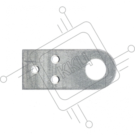 Проушина прямая, 70х30 мм, цинк, Россия// Сибртех