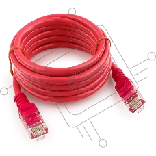 Патч-корд UTP Cablexpert кат.5e, 2м, литой, многожильный (розовый)