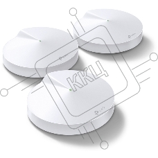 Маршрутизатор TP-Link TP-Link DECO M5(3-PACK) AC1300 Домашняя Wi-Fi система, чипсет Qualcomm, два диапазона (Dual-Band), поддержка стандартов 802.11ac/a/b/g/n, 717 МГц четырёхъядерный процессор, Bluetooth 4.2, 2 гигабитных порта Ethernet, 1 порт USB Type-
