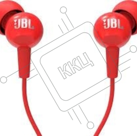 Наушники JBL Гарнитура  C100si, красная