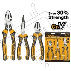 Набор шарнирно-губцевого инструмента с увеличенным рычагом 3 шт