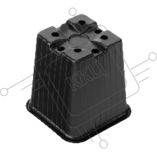 Горшочек для рассады, 90х90х95 мм, полистирол, 5 шт.// Россия