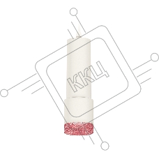 Светильник Ambrella Light XP7401003 SWH/PI белый песок/розовый MR16 GU5.3 (A2301, C6342, A2030, C7401, N7193)