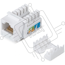 Модуль универсальный Cabeus, keystone, 1хRJ45, Toolless, кат. 6, неэкр., белый