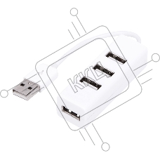 Разветвитель USB на 4 порта белый Rexant