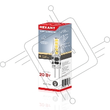 Лампа светодиодная Rexant капсульного типа JC-SILICON G4 12 В 2 Вт 2700 K теплый свет (силикон)