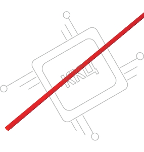 Трубка термоусаживаемая ТУТ 3,0/1,5мм, красная, упаковка 50 шт. по 1м, PROconnect