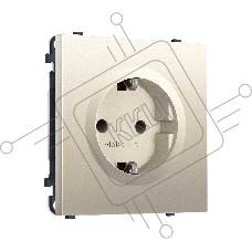 Комплект механизма электрической розетки SIGMA Шёлк 50Hz 2P+E с/з с/ш 16A-250V QUANT PRO (SP5470, PR141)