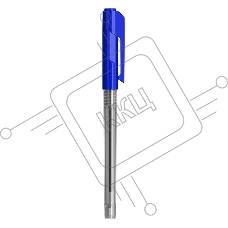 Ручка шариковая Deli Arrow EQ00930 прозрачный/синий, d=0.7мм, синие чернила, синий