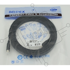Кабель HDMI 3м SIEMAX FLAT 19M - 19M плоский, черный
