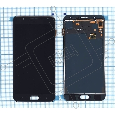 Дисплей для Samsung Galaxy J7 DUO (2018) в сборе с тачскрином SM-J720 (TFT) черный