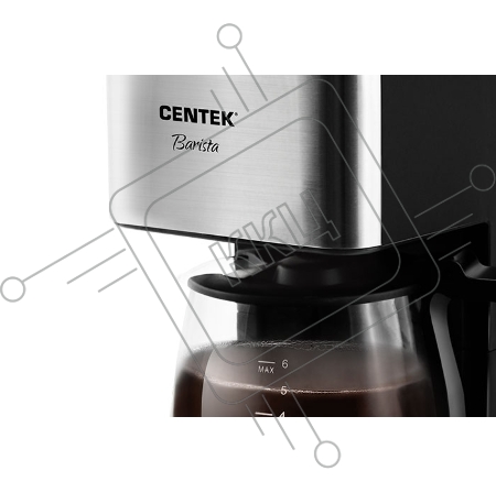 Кофеварка Centek CT-1144 капельная 680Вт, 800мл, капля стоп, съёмный фильтр, подогрев