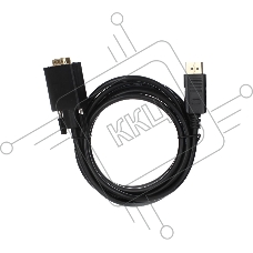 Кабель-переходник VCOM DisplayPort --> VGA_M/M 1,8 м <CG607-1.8M>
