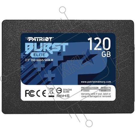 Накопитель SSD Patriot Burst Elite 120GB, SATA 2.5