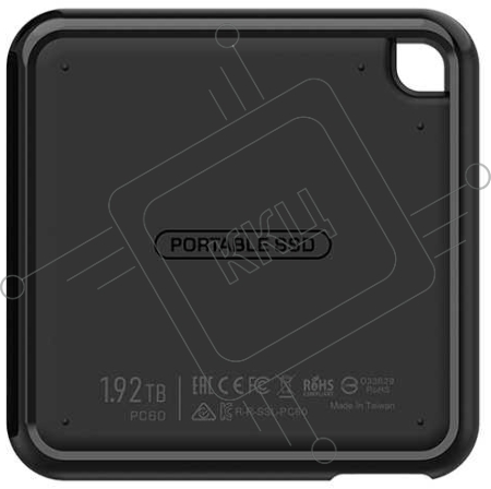 Твердотельный диск 240GB Silicon Power PC60, External, USB 3.2 Type-C [R/W - 540/500 MB/s] черный