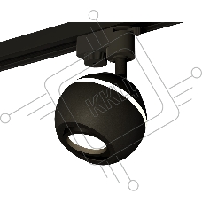Светильник Ambrella light XT1102021 SBK/PBK черный песок/черный полированный MR16 GU5.3 LED 3W 4200K (A2521, C1102, N7002)