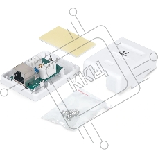 Розетка в сборе Cabeus, 1x RJ45(8P8C), кат. 5е, экр., внешняя, белый, (WS-8P8C-Cat.5e-SH-1)