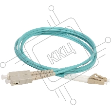 Патч-корд, MM, 50/125 (OM3), LC/UPC-SC/UPC, (Duplex),LSZH, 5м