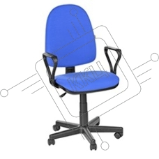 Кресло компьютерное OLSS ПРЕСТИЖ синий В-10 Крестовина:  Кресло компьютерное OLSS ПРЕСТИЖ синий В-10 Крестовина: