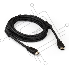 Кабель HDMI Exegate EX287724RUS EX-CC-HDMI2-3.0F (19M/19M, v2.0, 3м, 4K UHD, Ethernet, ферритовые кольца, позолоченные контакты)