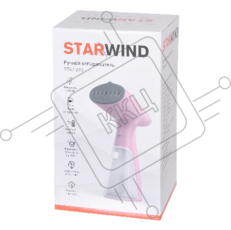 Отпариватель ручной Starwind STG1320 1200Вт розовый
