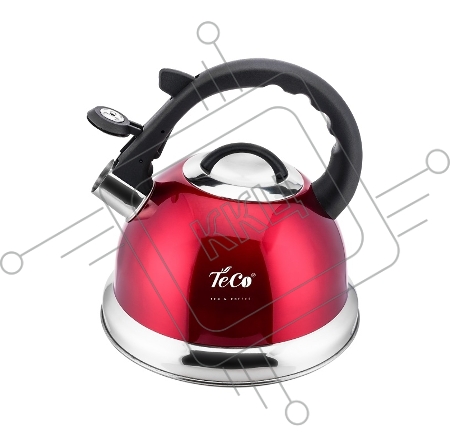 Чайник для плиты TECO TC-115-R 3,0л, со свистком