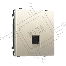 Комплект механизма компьютерной розетки SIGMA Шёлк RJ-45 экранированной с/ш QUANT PRO (SP5520, PR185)