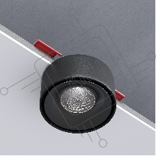 25095/LED / светильник встраиваемый светодиодный / черный