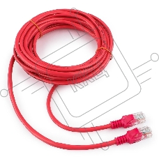 Патч-корд UTP Cablexpert кат.5e, 5м, литой, многожильный (розовый)