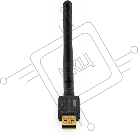 Адаптер USB Buro BU-BT532 Bluetooth 5.3+EDR class 1 100м черный