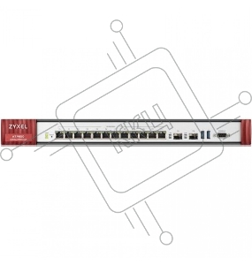 Межсетевой экран ZYXEL ZyWALL ATP800 Firewall Rack, 12 configurable (LAN / WAN) ports GE, 2xSFP, 2xUSB3.0, AP Controller (2/130), Device HA Pro, with support for Sandbox and Botnet Filter, with a 1 year Gold subscription ( full UTM-functionality and contr
